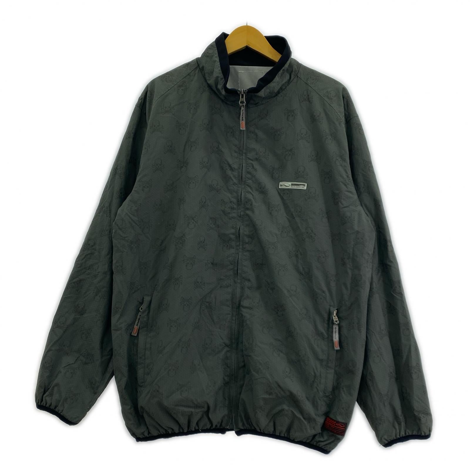 ジャケット OLD VANS スカル柄 (L) L グレー