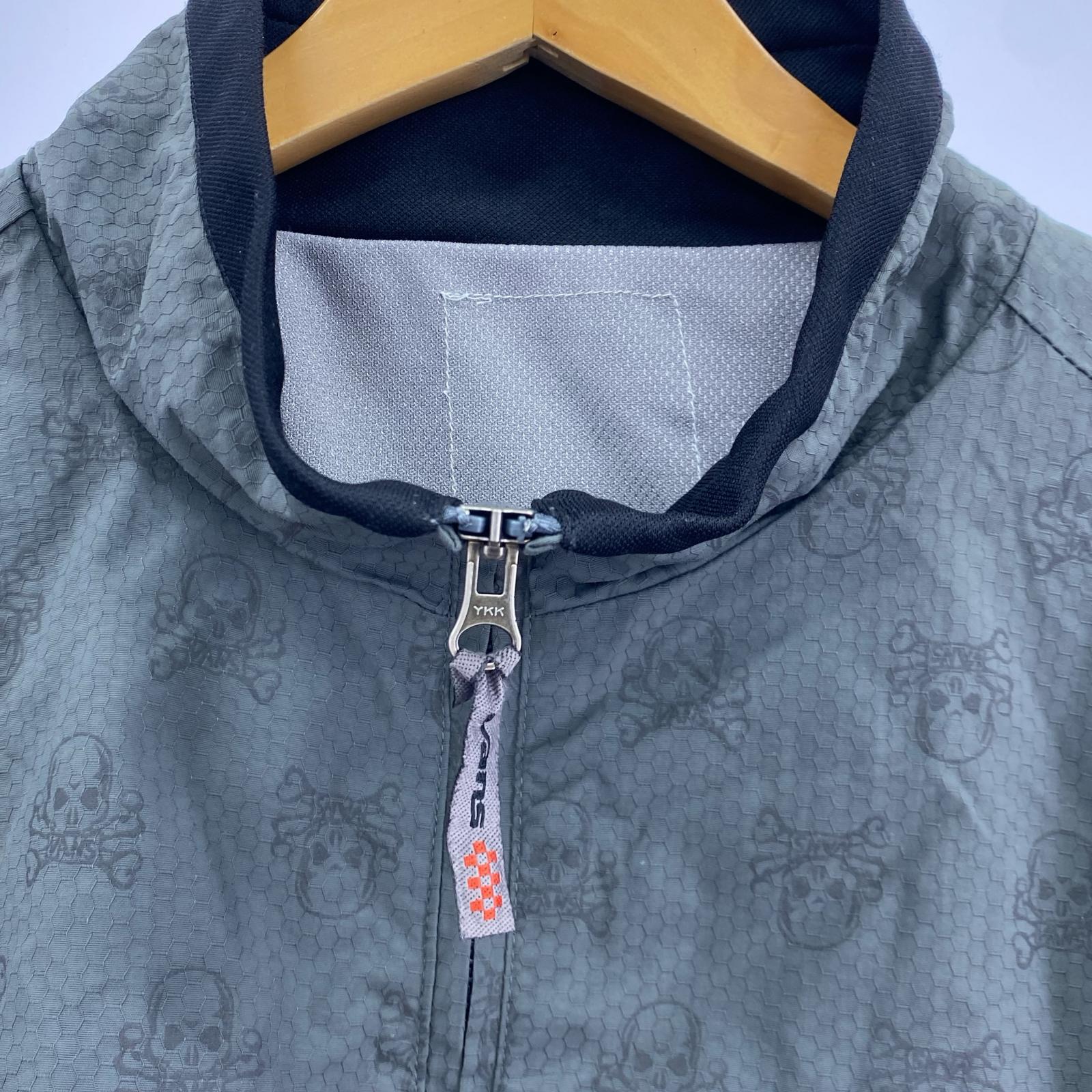 ジャケット OLD VANS スカル柄 (L) L グレー