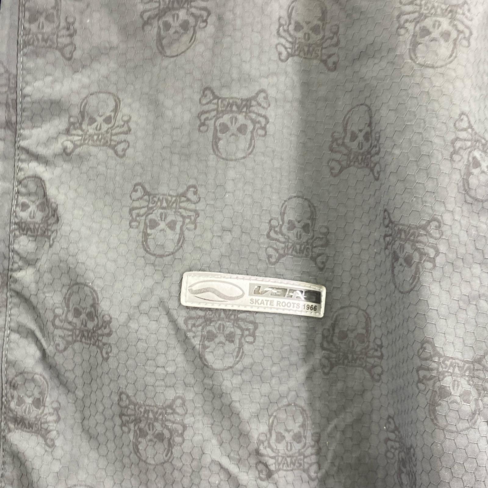 ジャケット OLD VANS スカル柄 (L) L グレー