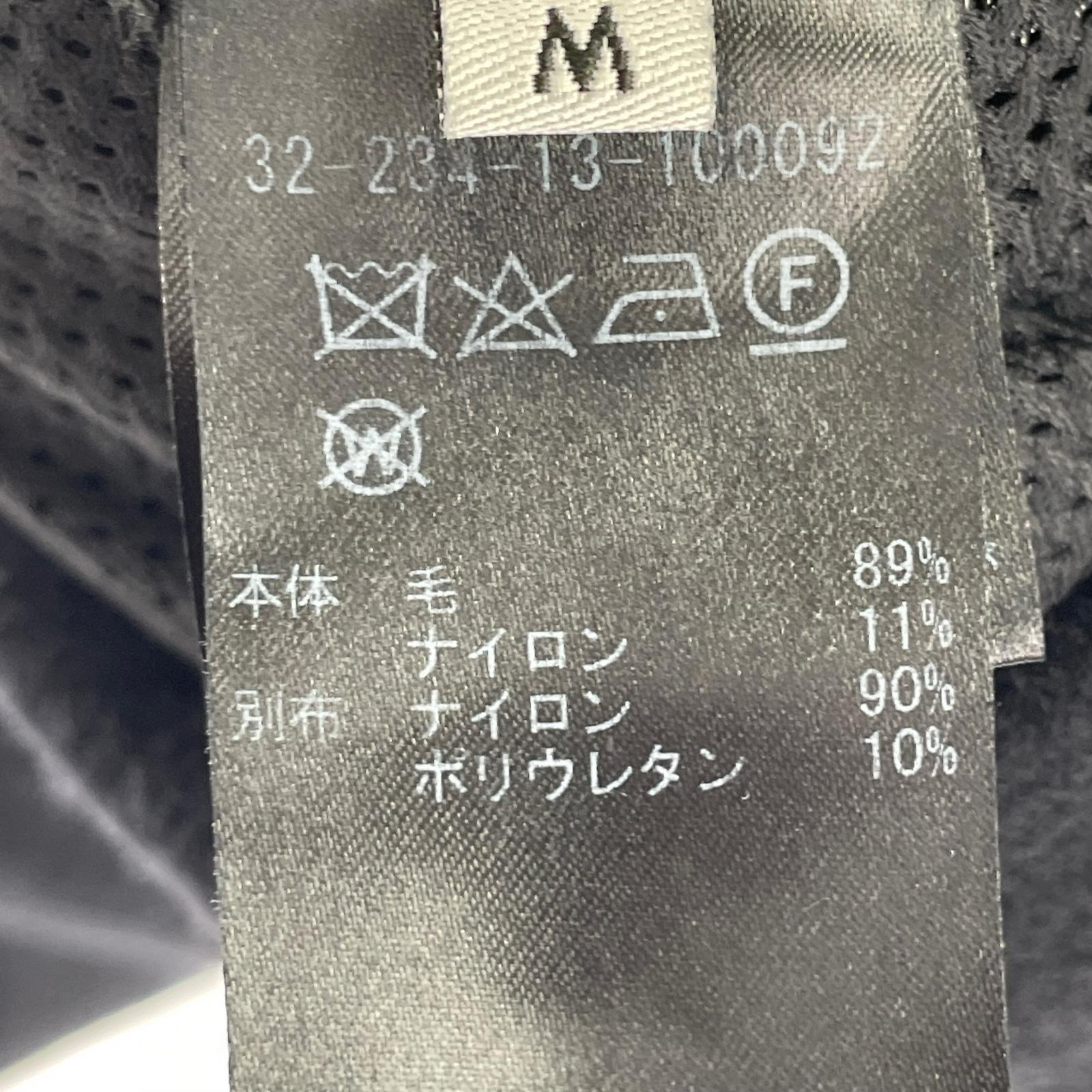 セットアップ ウールリバージャージ/M/ブラック M ブラック