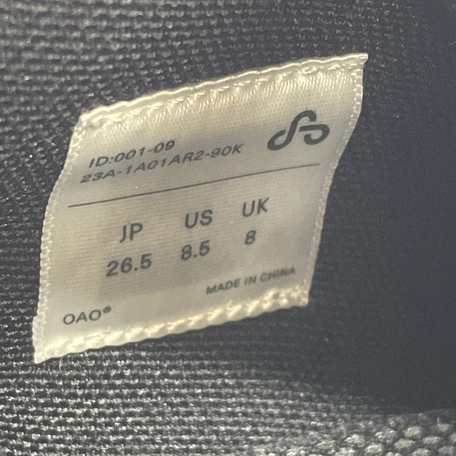 スニーカー OAO THE CURVE 1 26.5cm (US8 1/2 UK8 EU43) ブラック
