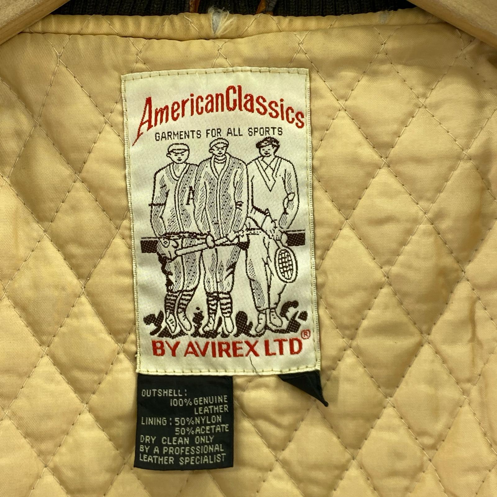 レザージャケット American Classics S 茶 S ブラウン