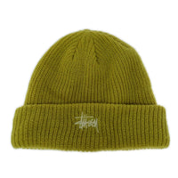 ニットキャップ Basic Cuff Beanie イエロー