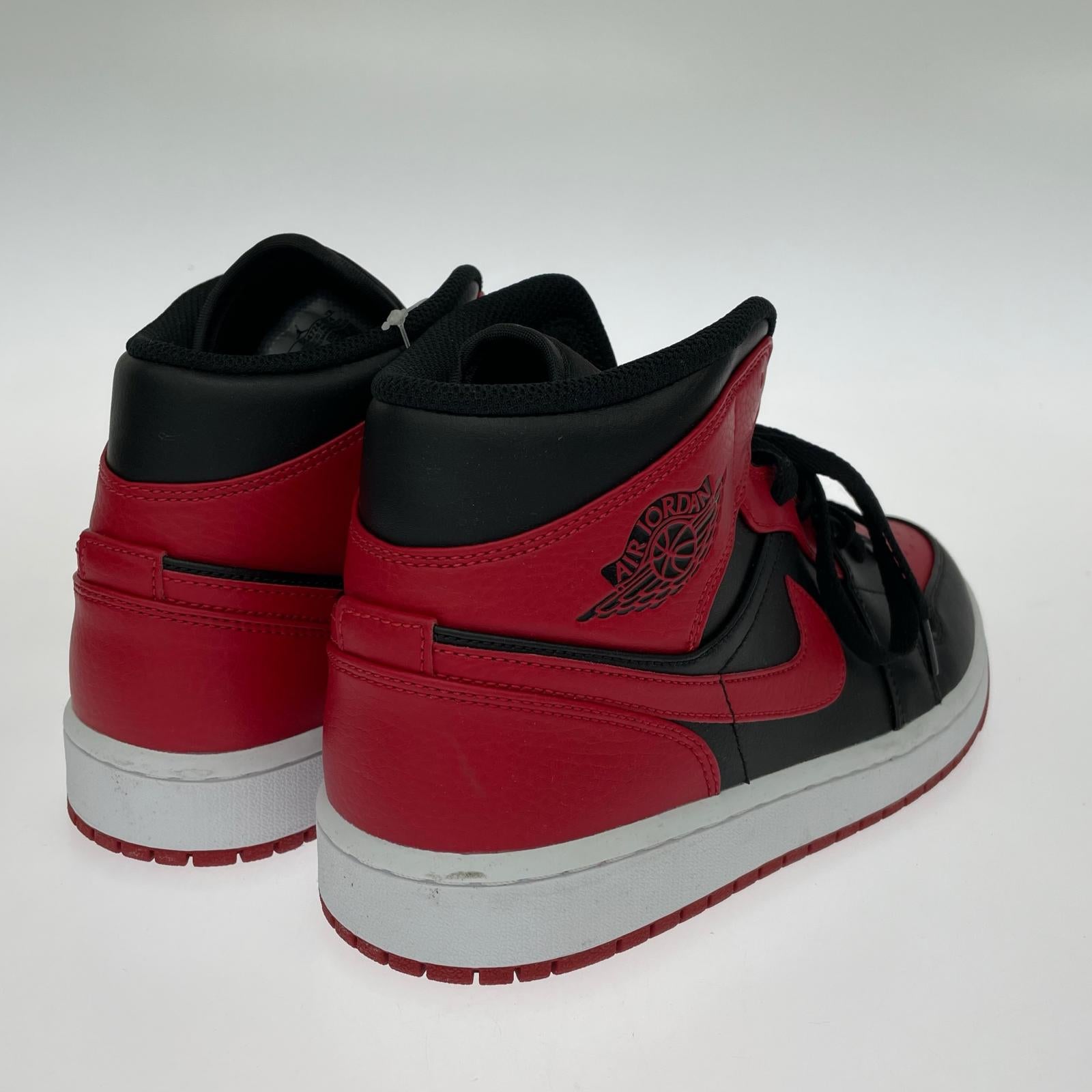 スニーカー Air Jordan 1 Mid Bred 27.0 554724-074 27cm (US9 UK8 1/2 EU44)
