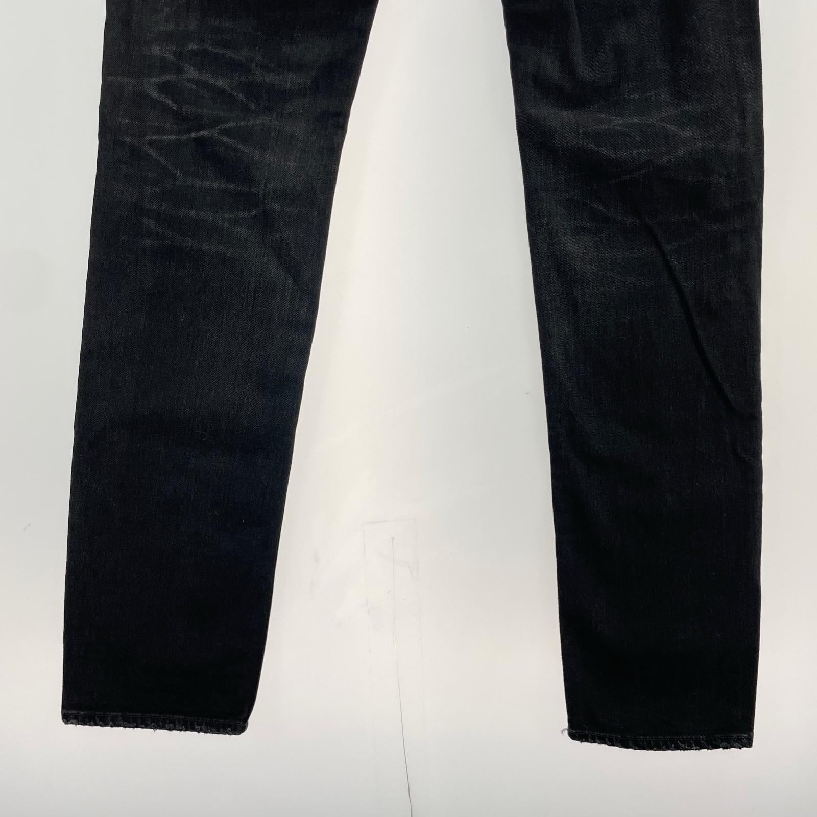 デニムパンツ S.Slim STR 5ポケット USD 黒 ブラック