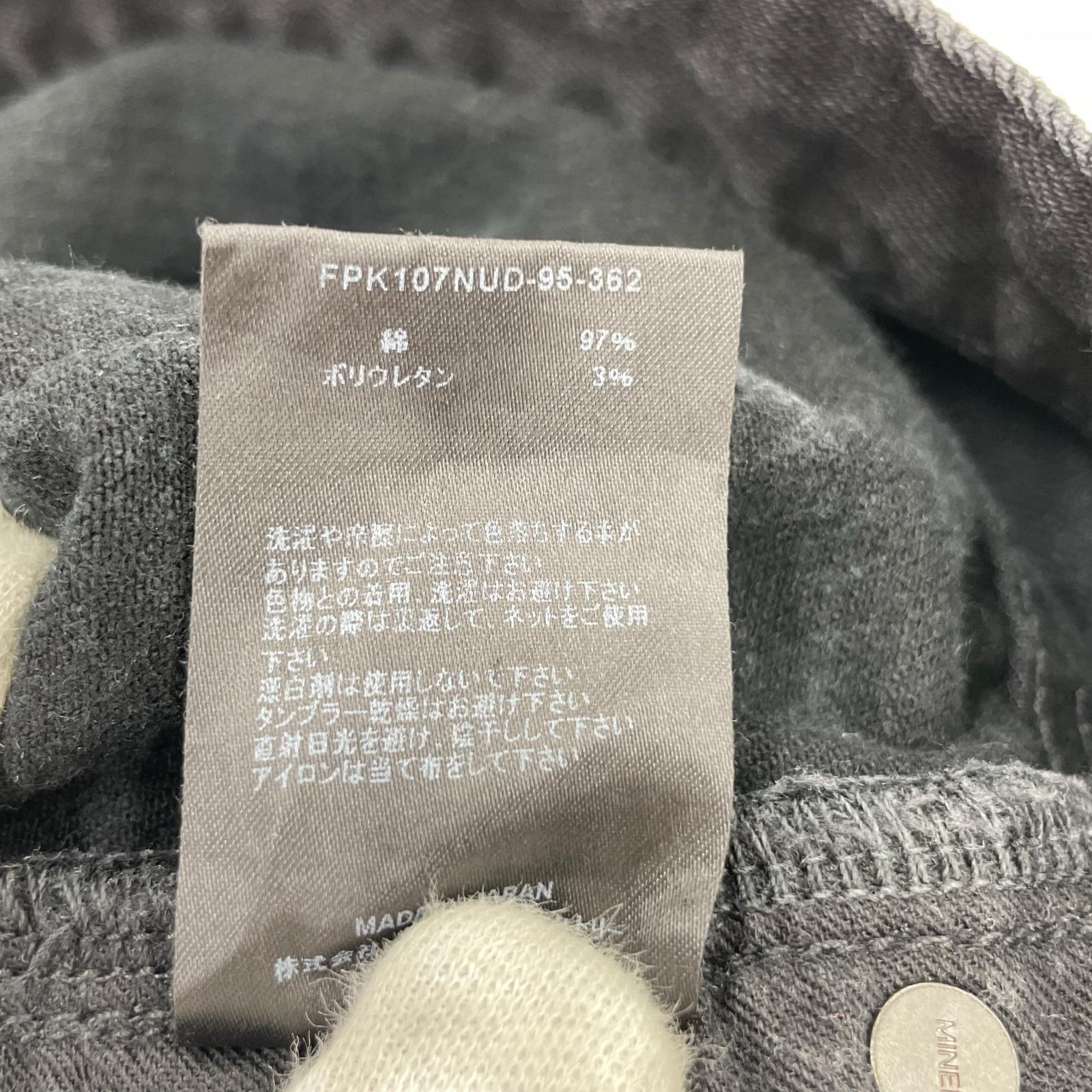 デニムパンツ S.Slim STR 5ポケット USD 黒 ブラック