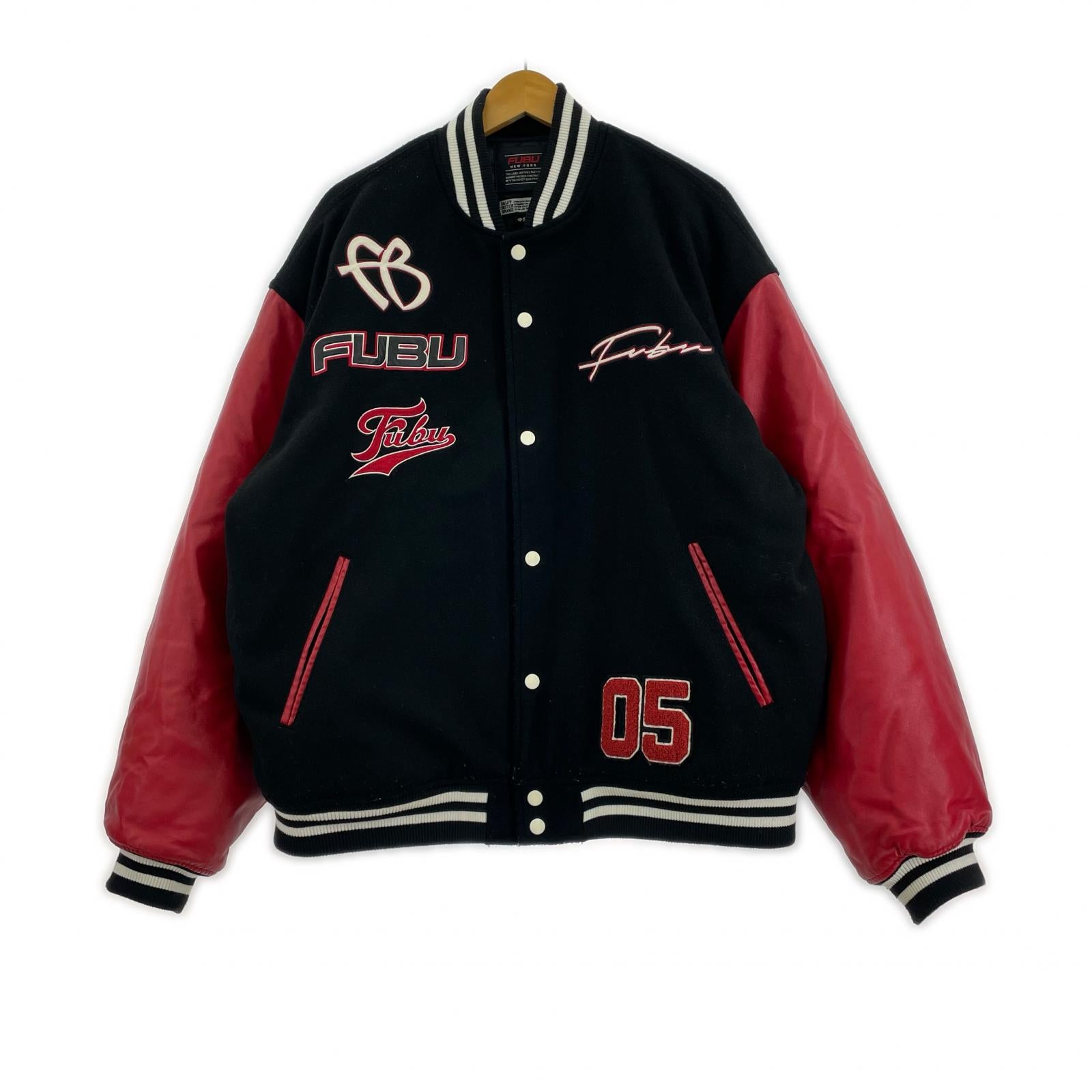 ジャケット FUBU×GALFY スタジャン (L)