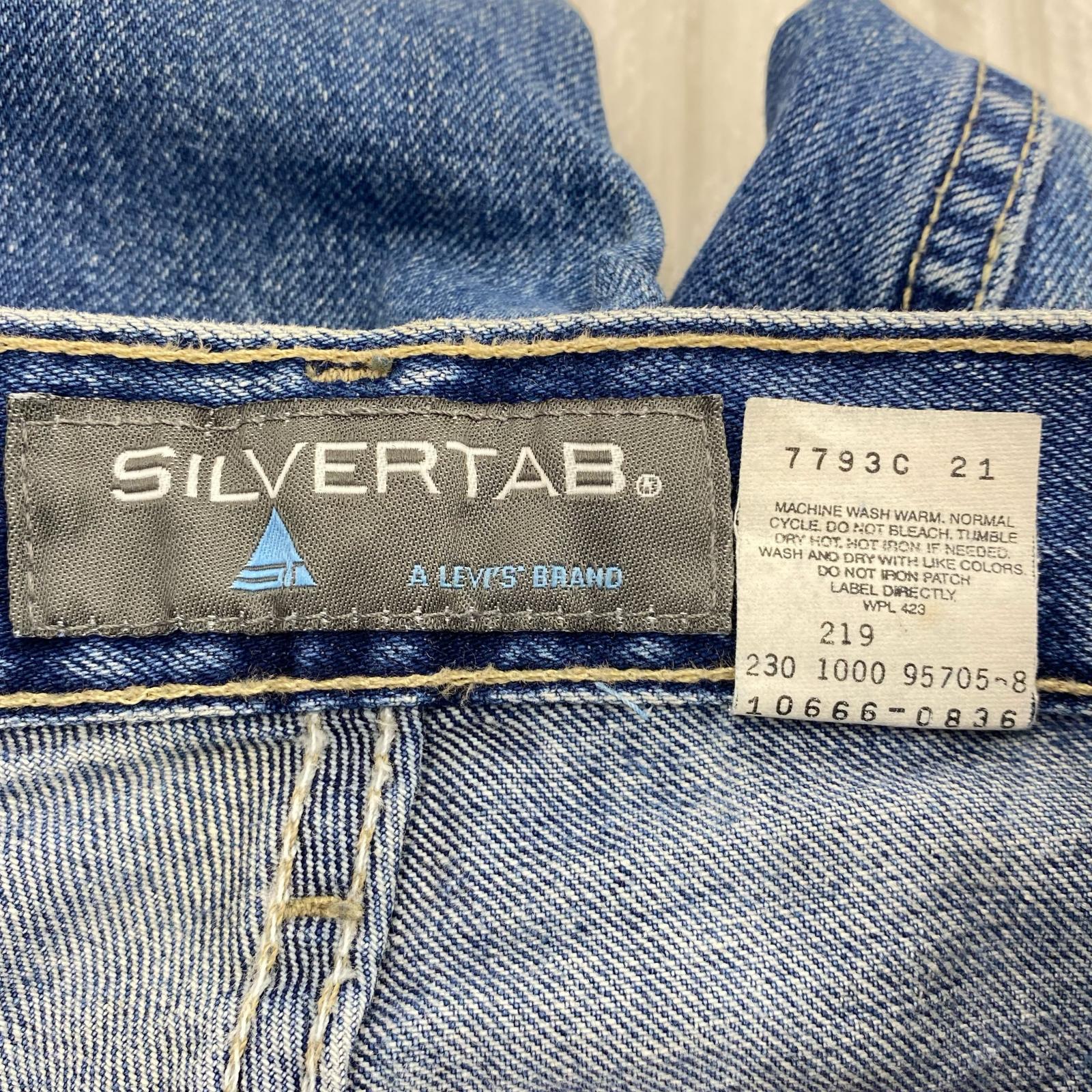 デニムパンツ 00s SilverTab メキシコ製 W30 ネイビー