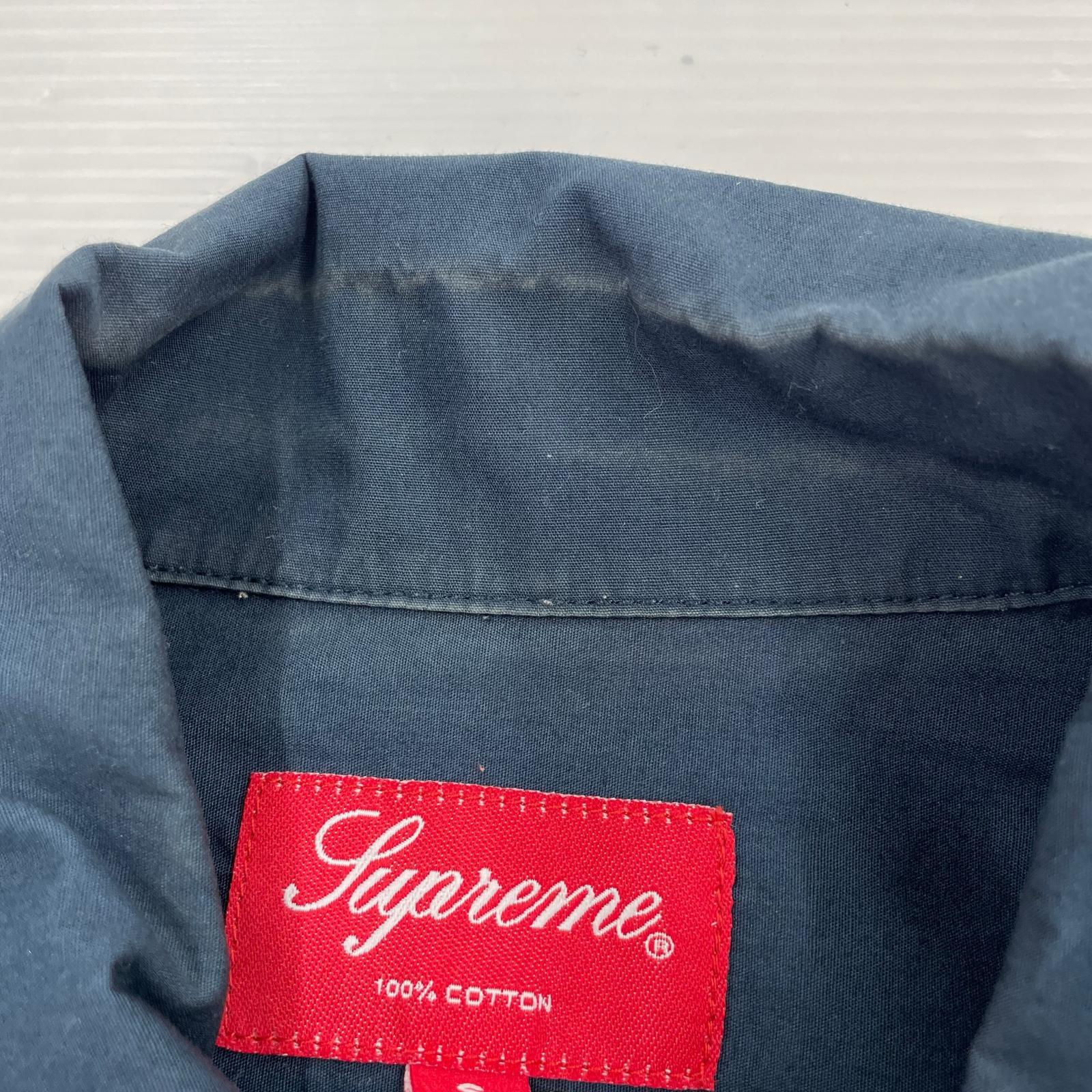 半袖シャツ 15SS Zip Front Guayabera Shirt(S) S ネイビー