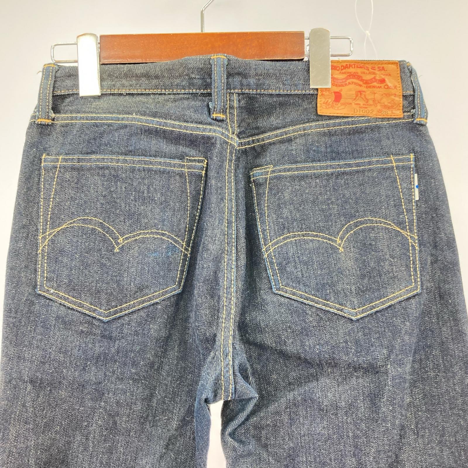 デニムパンツ D1002 青 28