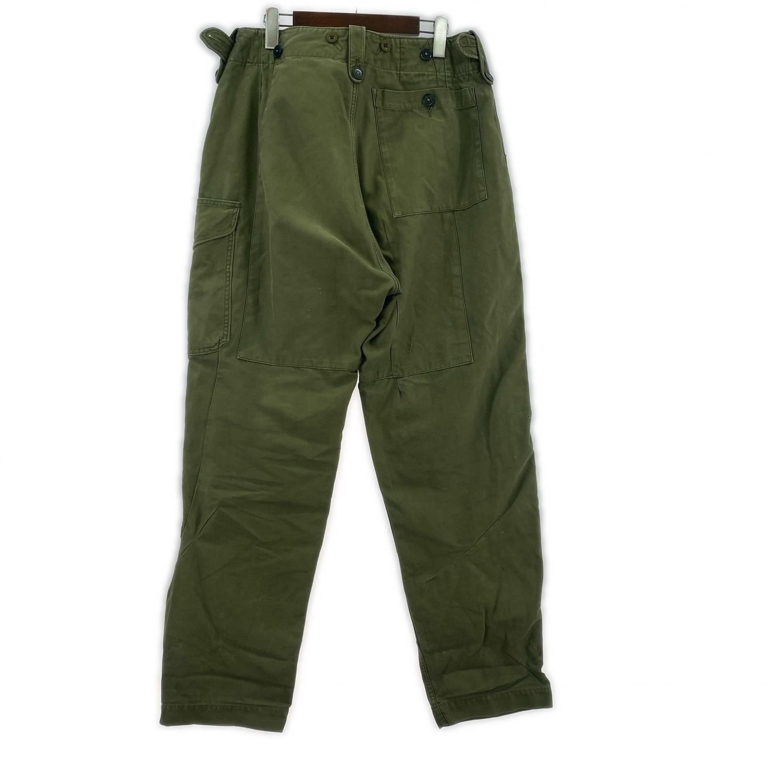 パンツ イギリス軍 P1960 (実寸W33) オリーブ S