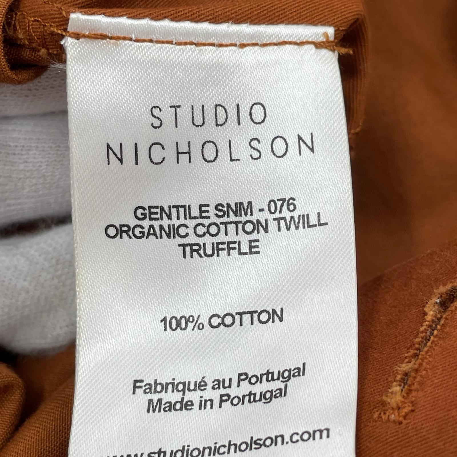パンツ ORGANIC COTTON TWILL TRUFFLE XL ブラウン