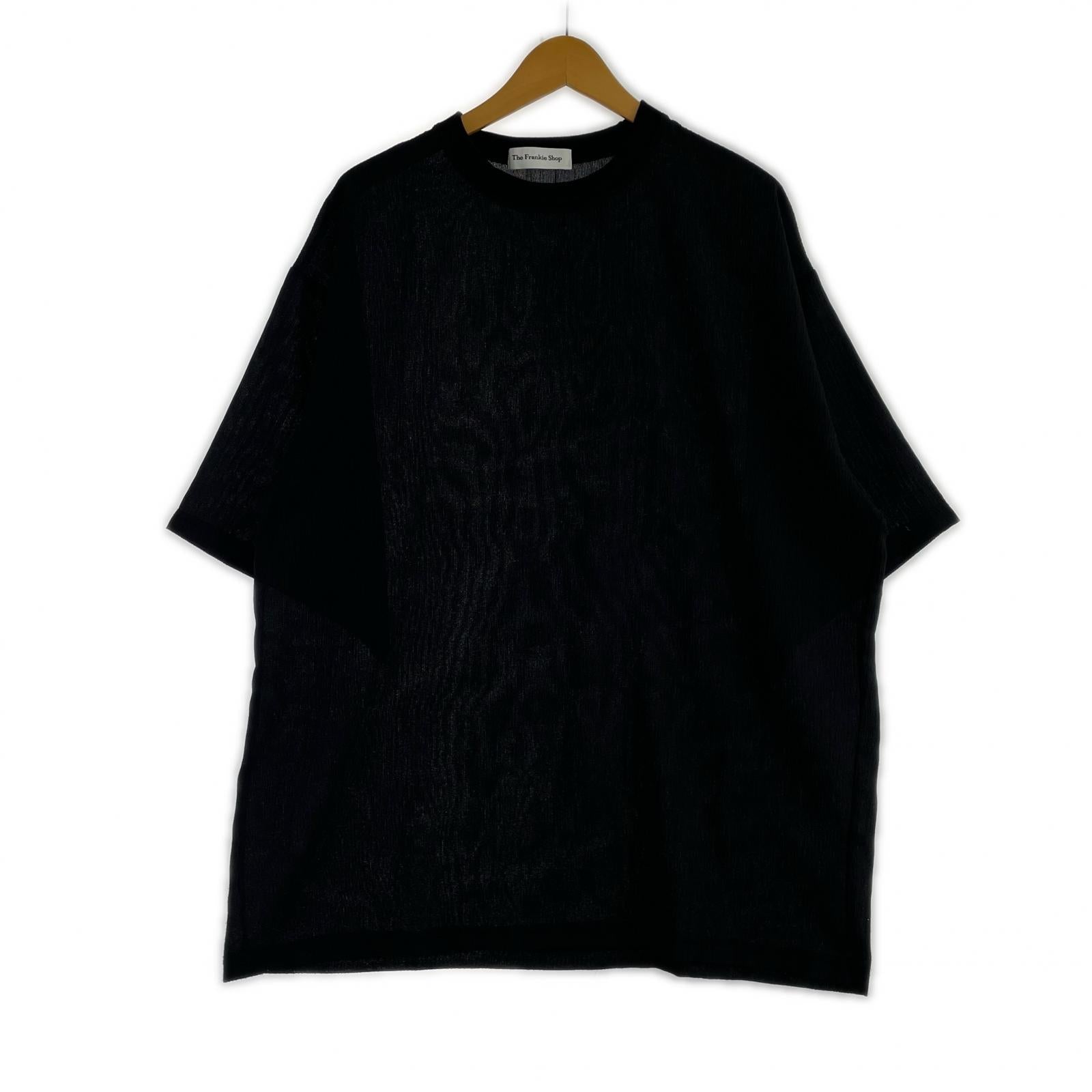半袖Tシャツ The Frankie Shop シアー SSTEE M ブラック M ブラック