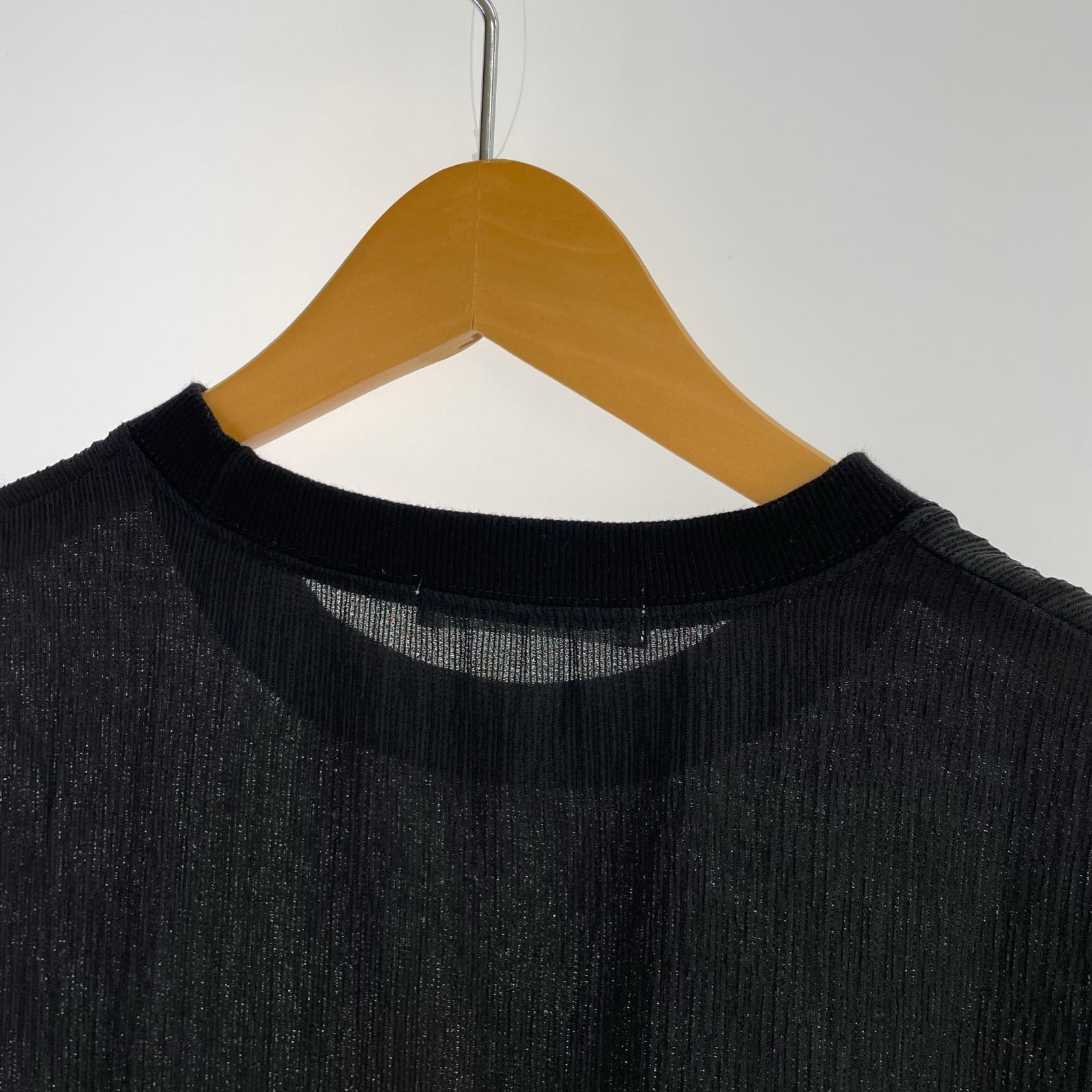 半袖Tシャツ The Frankie Shop シアー SSTEE M ブラック M ブラック