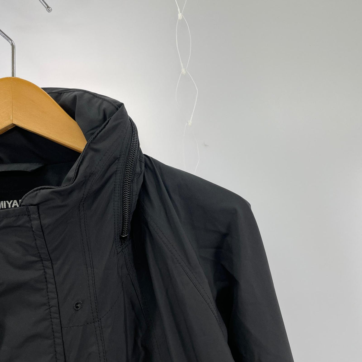 ジャケット 18AW パラシュートコート BLK ブラック