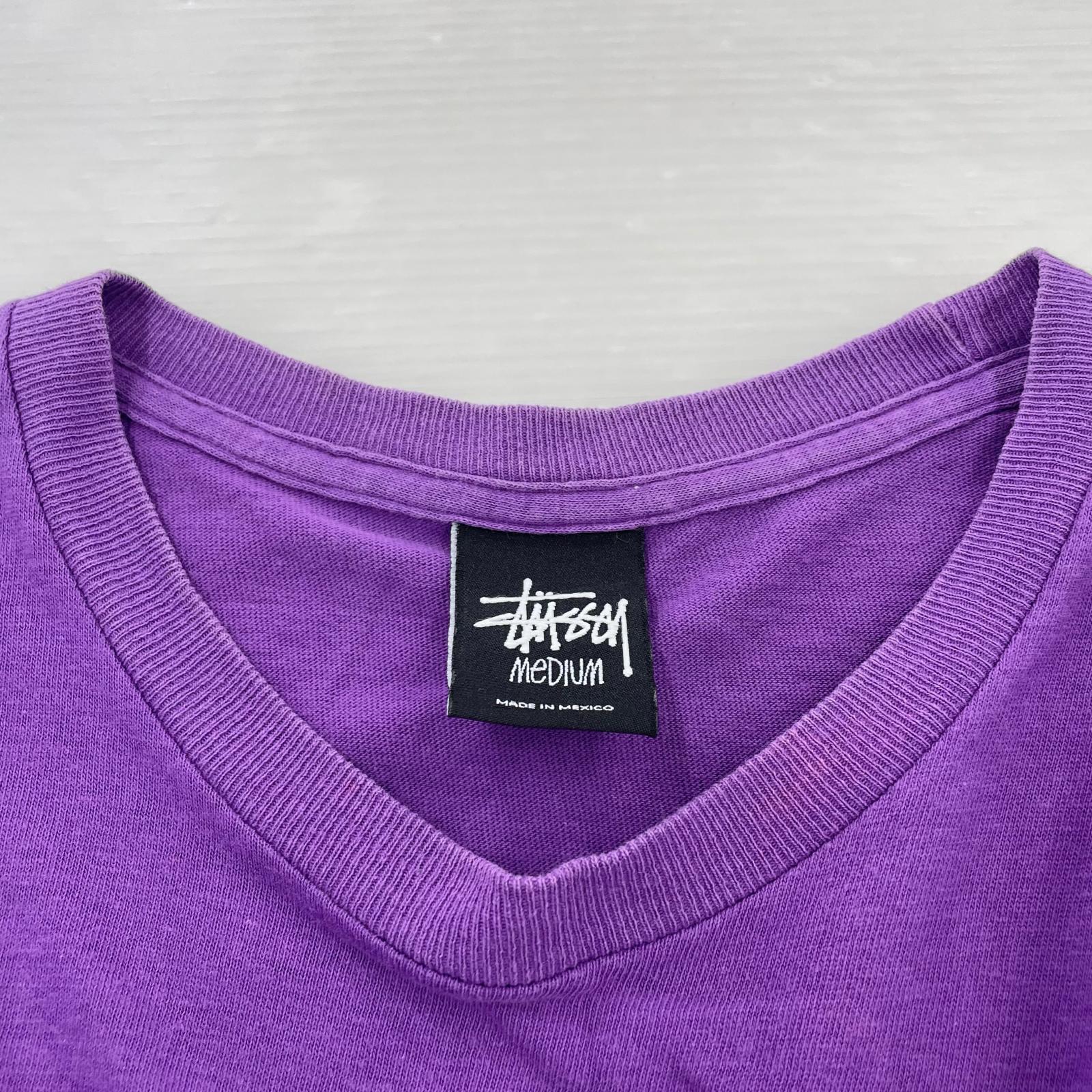 半袖Tシャツ カットソー 紫 (M) M パープル