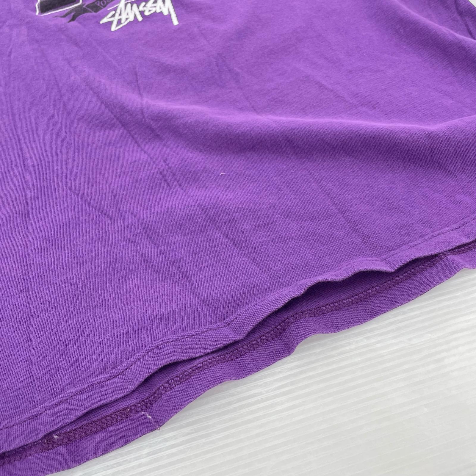 半袖Tシャツ カットソー 紫 (M) M パープル