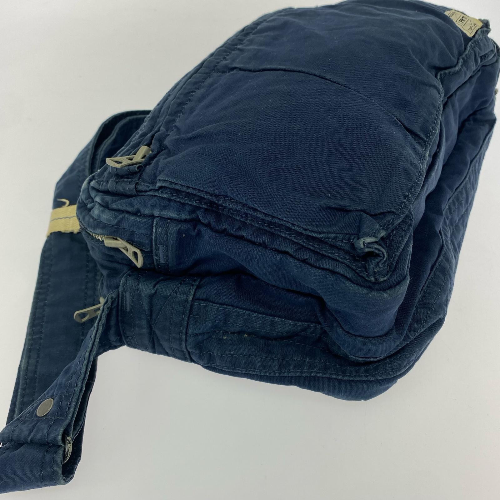 ショルダーバッグ 藍染ショルダーバッグ DEEP BLUE ネイビー