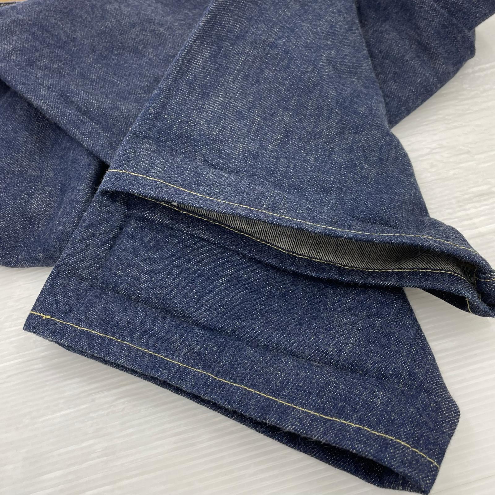 デニムパンツ LOT041 WWIWAIST OVERALLS-34 ネイビー