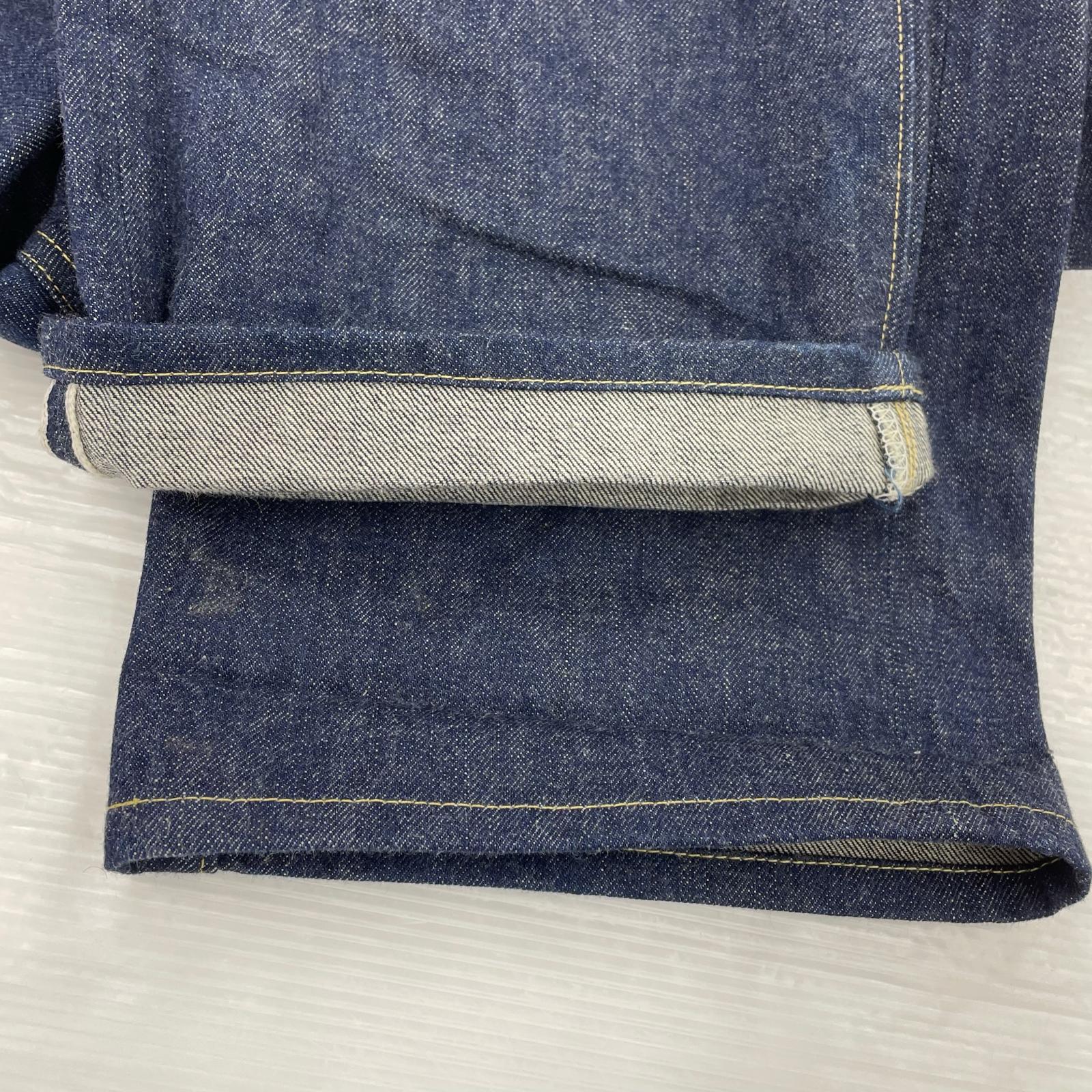 デニムパンツ LOT041 WWIWAIST OVERALLS-34 ネイビー