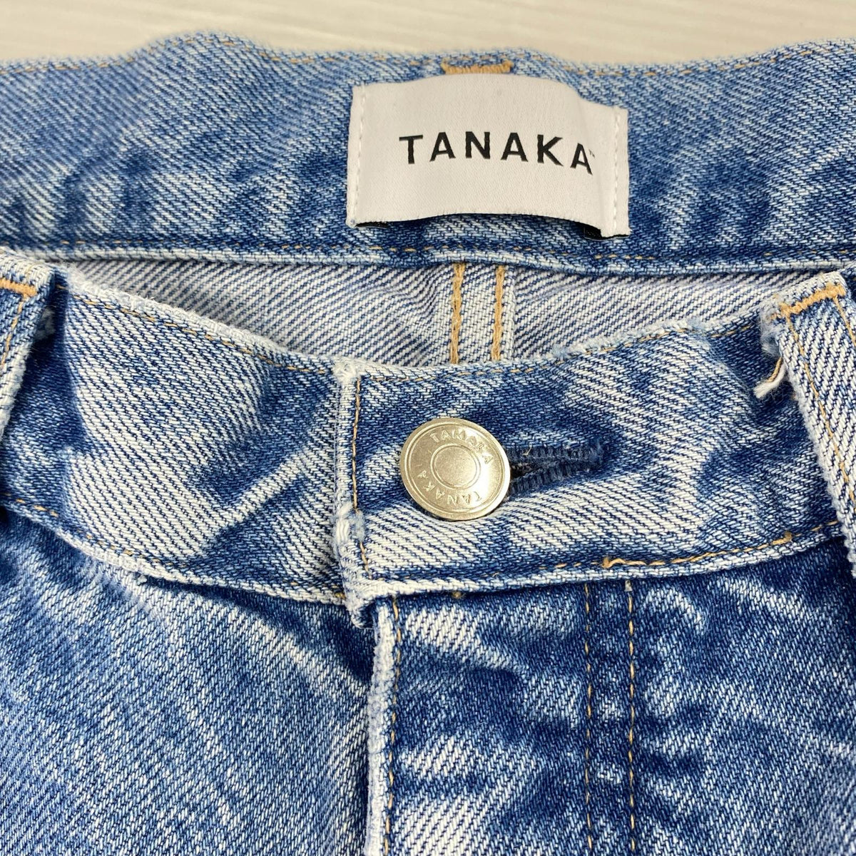 デニムパンツ TANAKA デニムブーツカット 25 ブルー