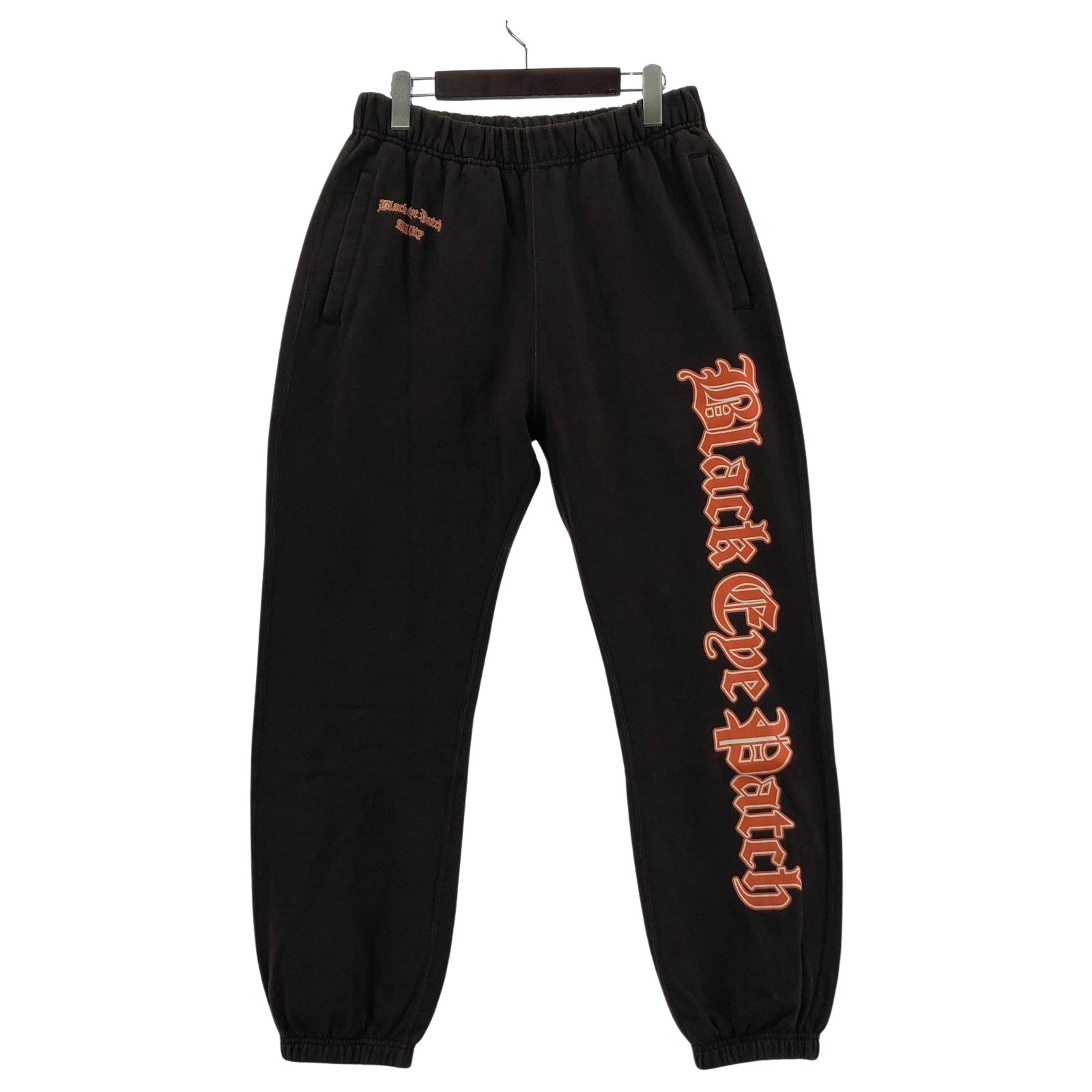パンツ ALL CITY BLACKLETTER スウェットパンツ 茶 (L) L ブラウン