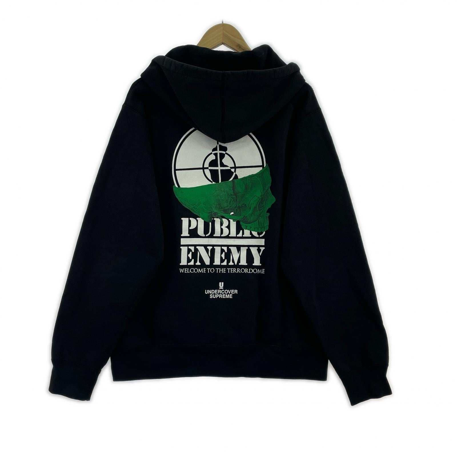 パーカー 18SS ×UNDERCOVER Public Enemy M ブラック