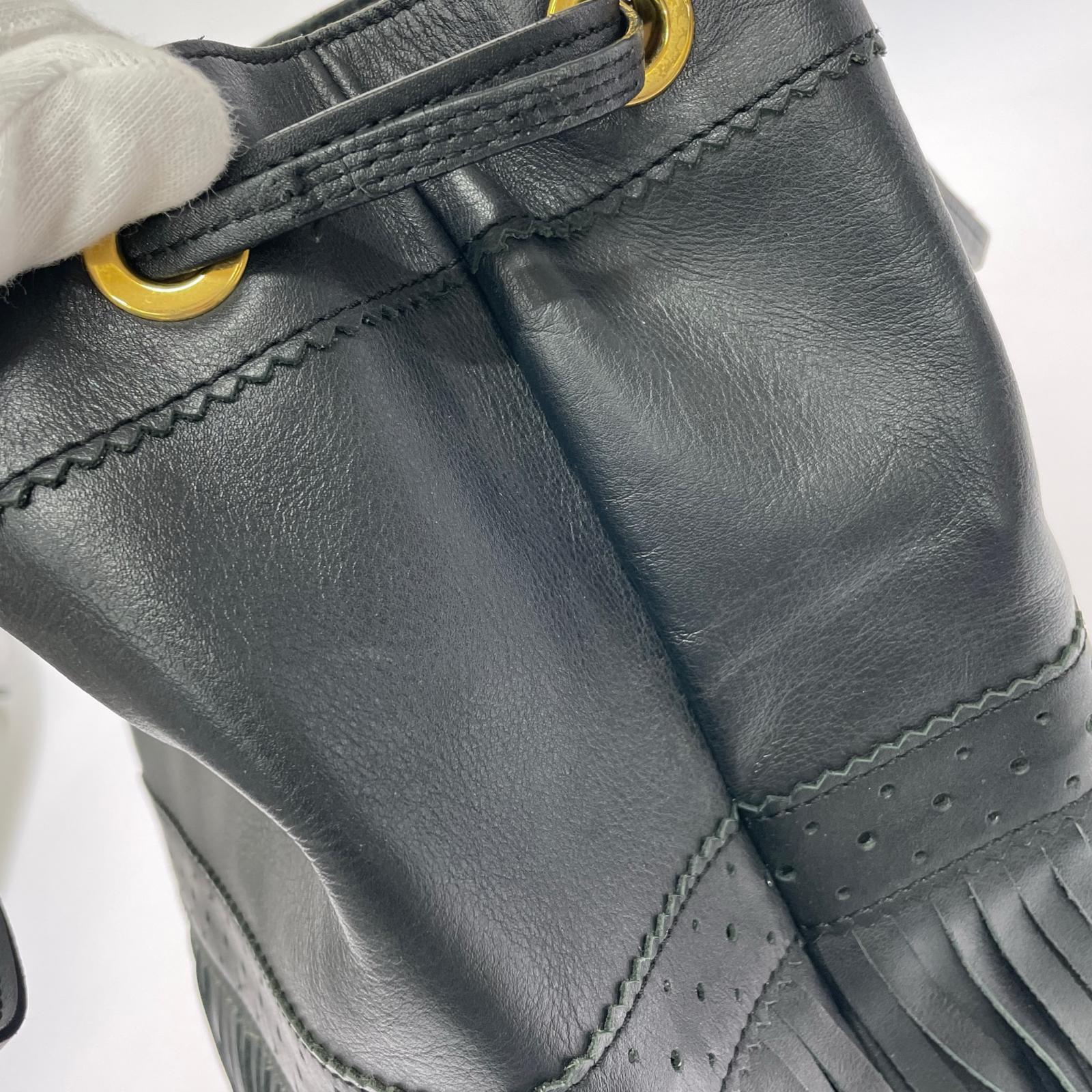 ハンドバッグ J&M Davidson フリンジ カーニバル 黒 ブラック