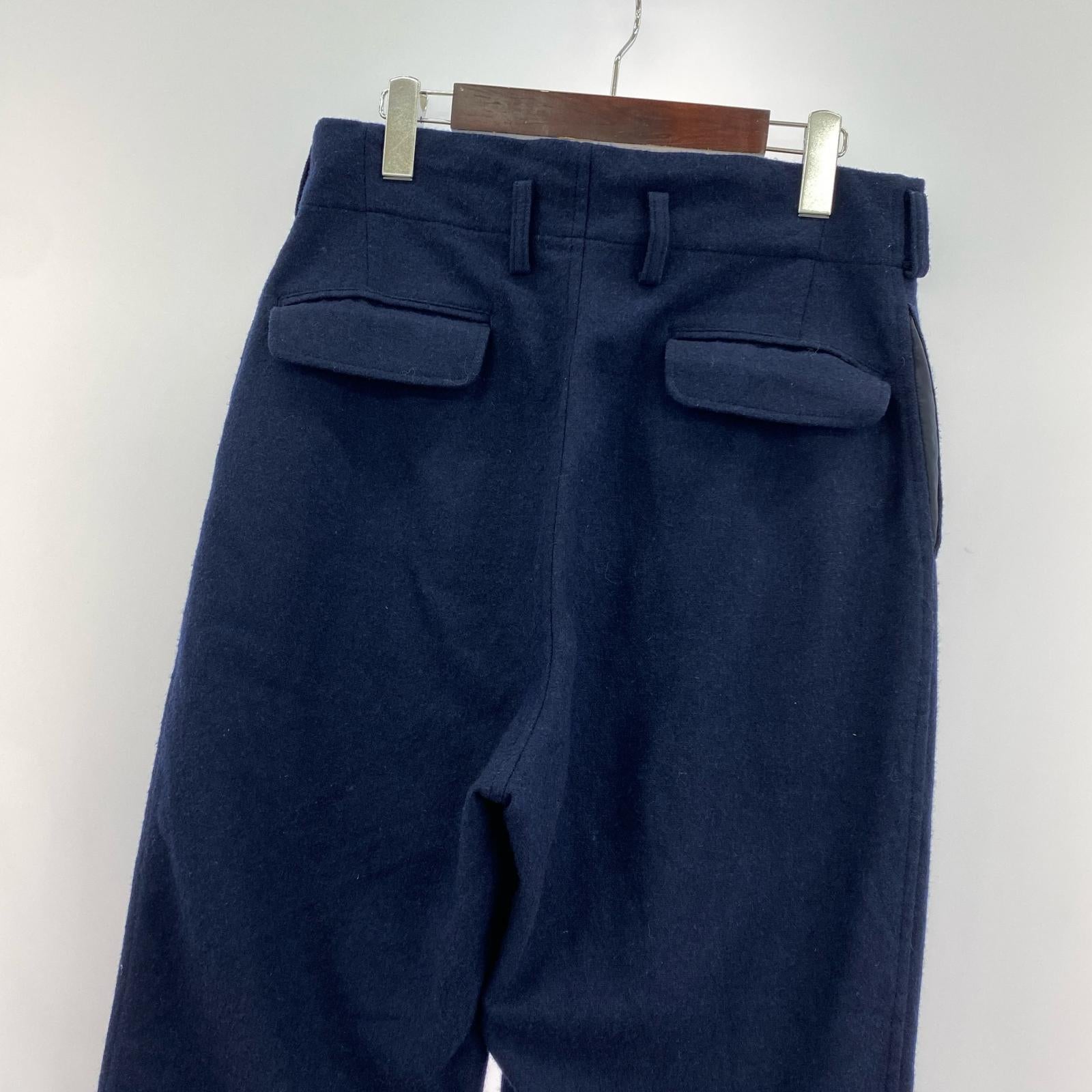 パンツ Y's ウールセーラーパンツ YI-P10-128 紺 1 ネイビー
