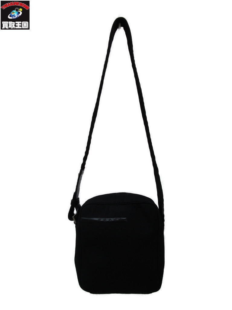 PRADA SPORT ナイロンキャンバスショルダーバッグ 黒
