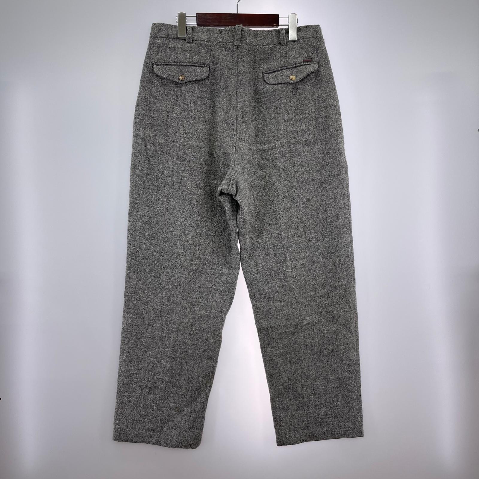 パンツ Papas ヘヴィーウール パンツ グレー LL グレー