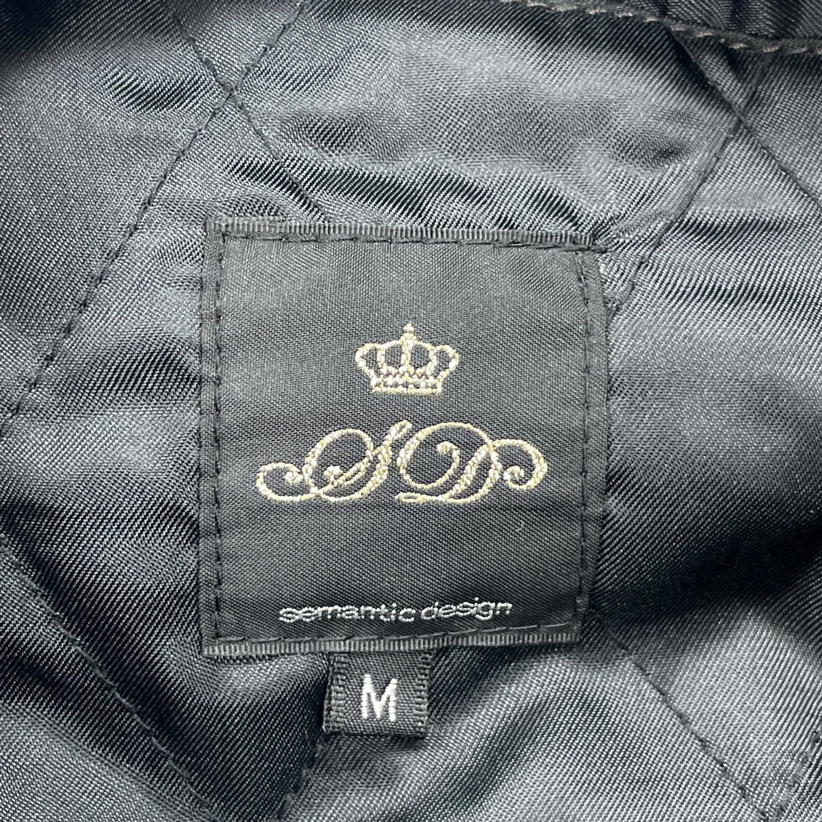 ジャケット semastic design ナポレオンジャケット M ブラック M ブラック