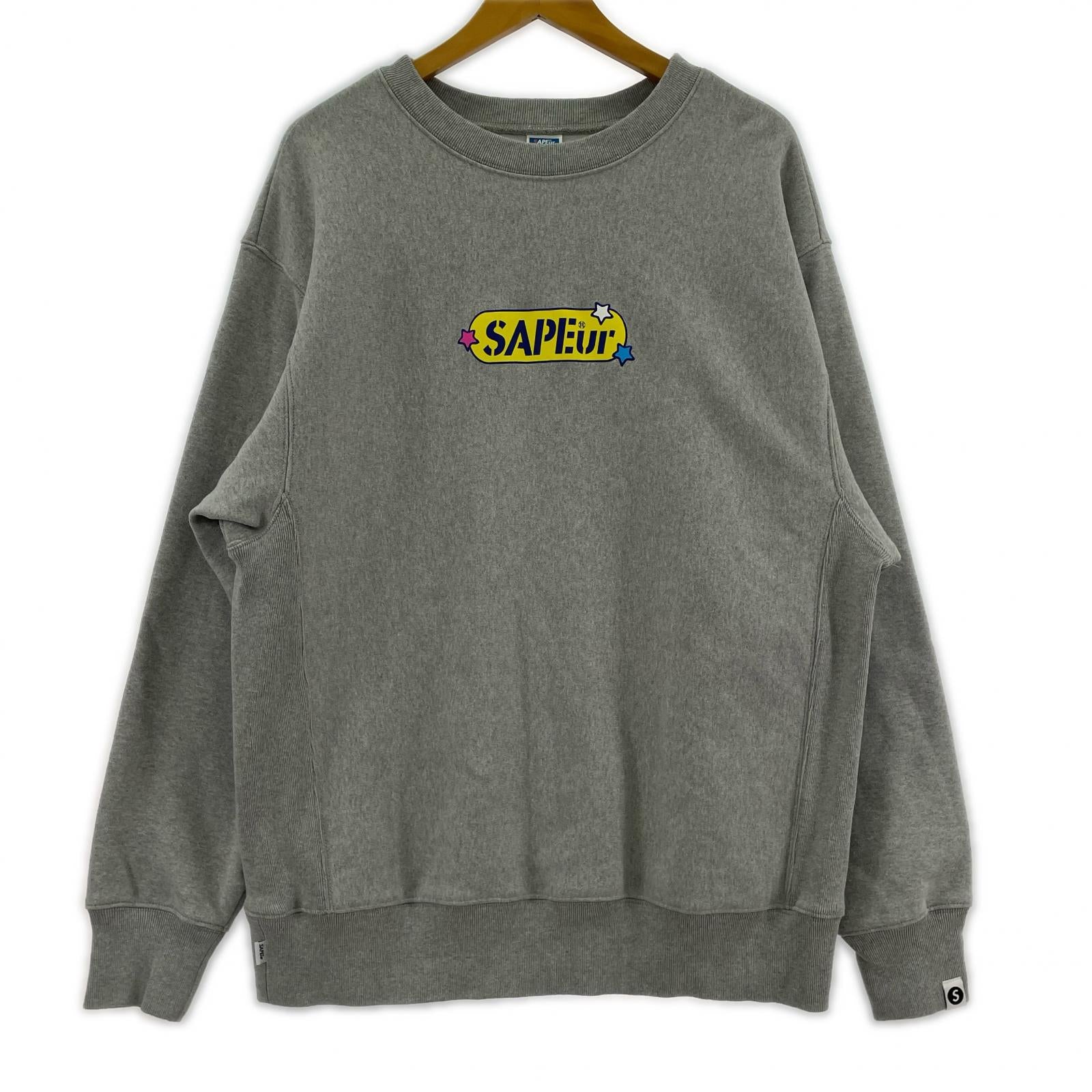 スウェット 70s POP HEAD グレー L L グレー