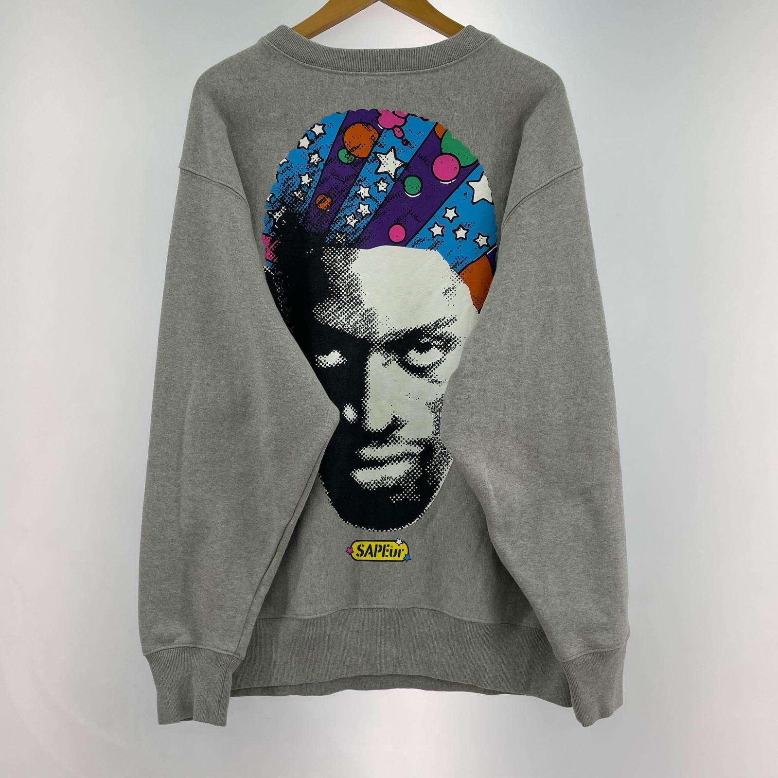 スウェット 70s POP HEAD グレー L L グレー