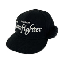 キャップ ×CORE FIGHTER ニットリブキャップ 黒 ブラック