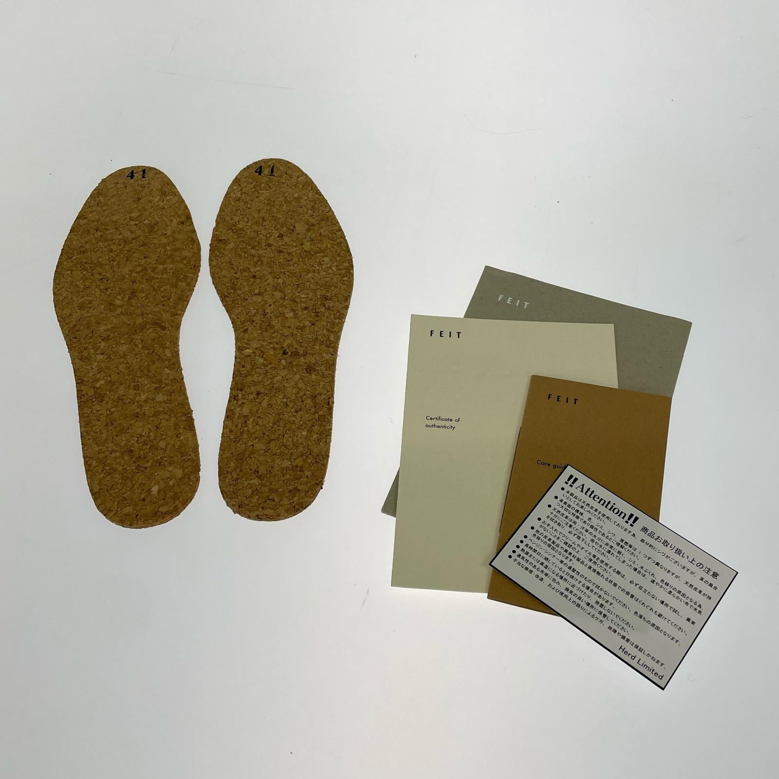 シューズ FEIT Hand Sewn Lown 41 ホワイト