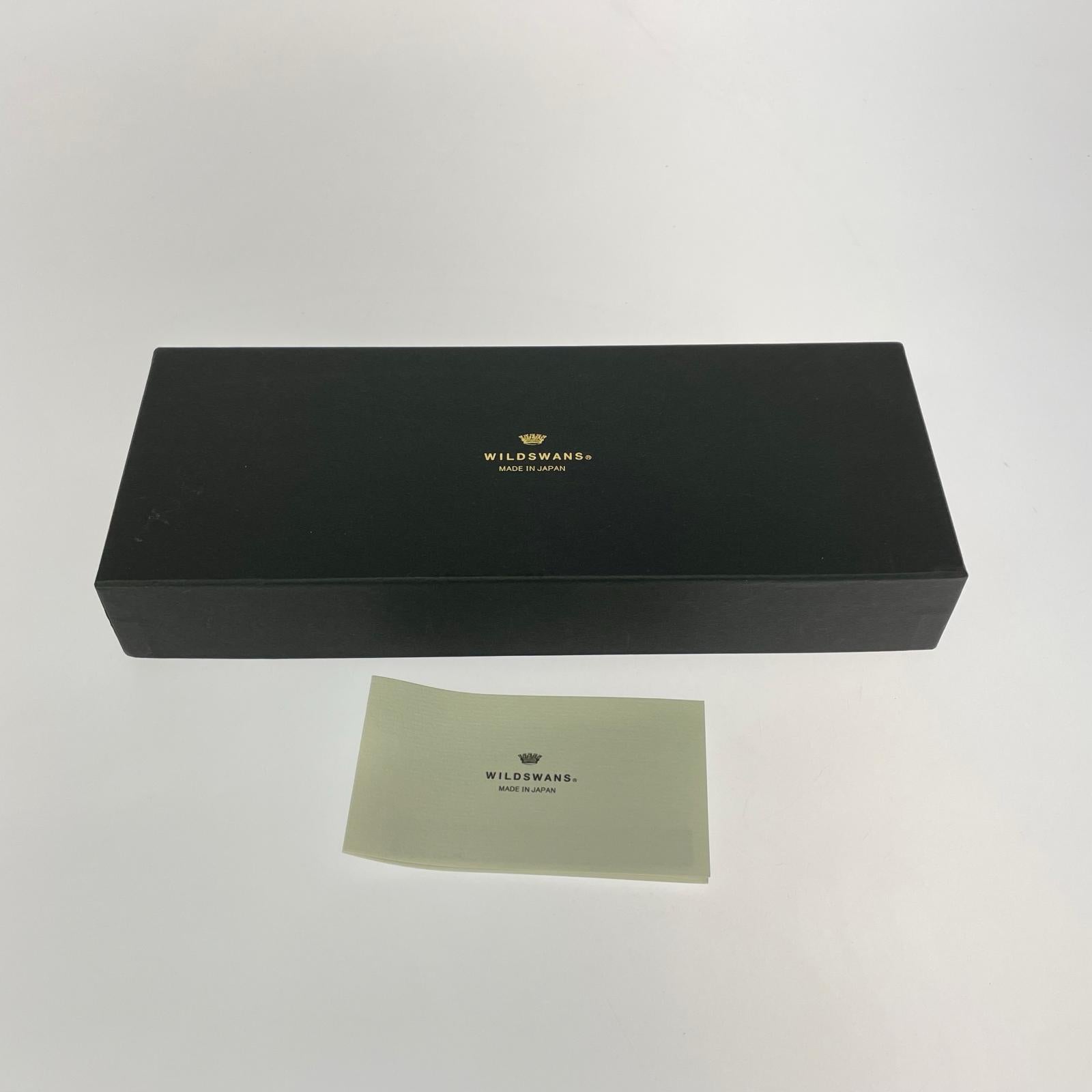 長財布 WILD SWANS レザーロングウォレット 黒