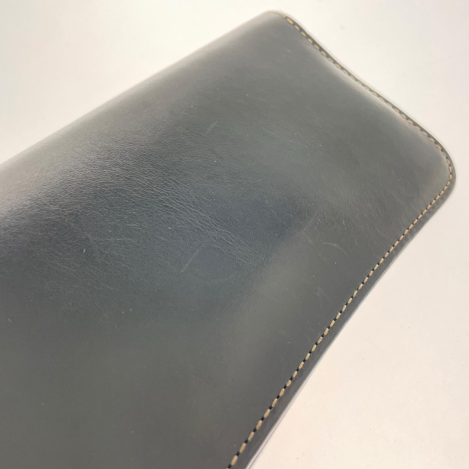 長財布 WILD SWANS レザーロングウォレット 黒