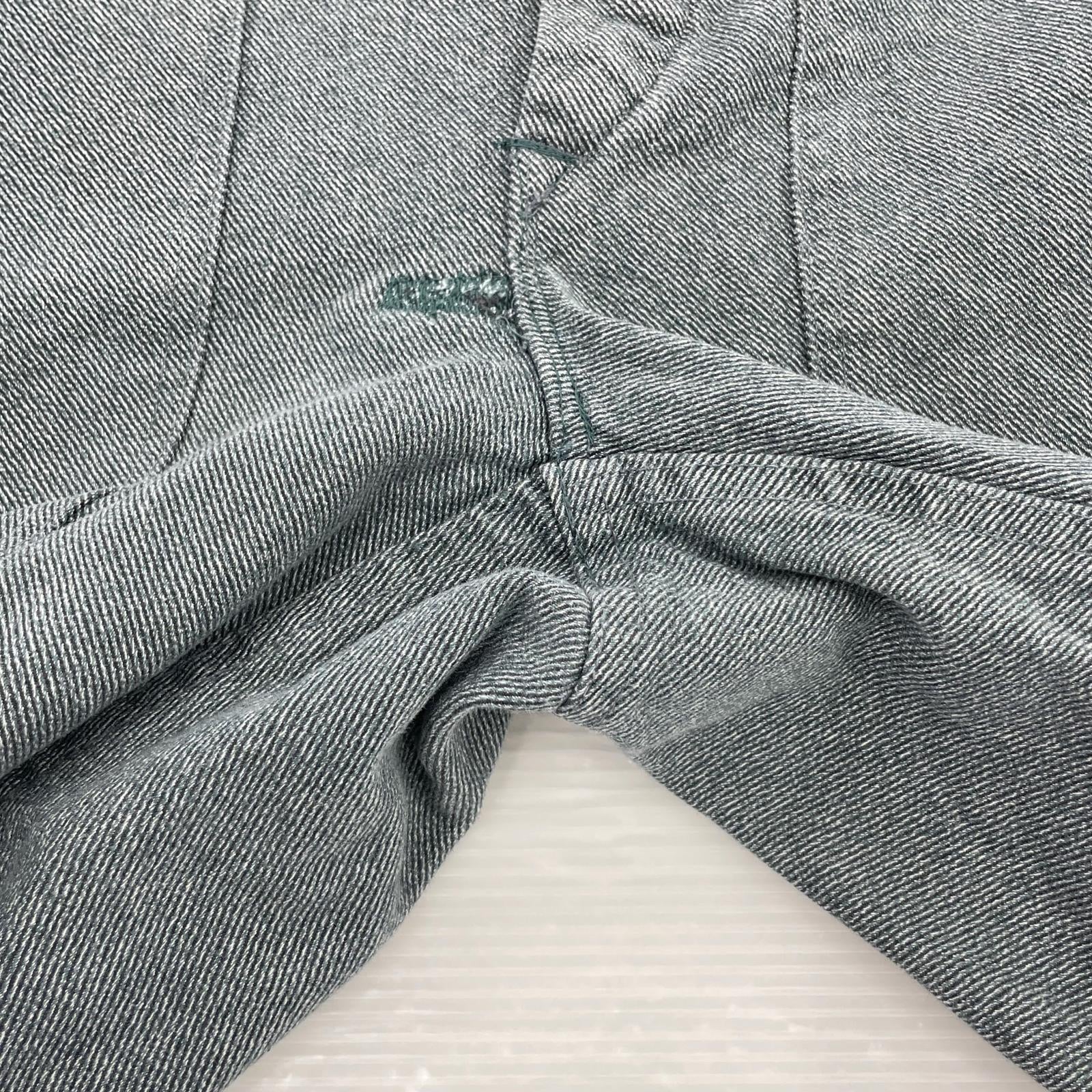 デニムパンツ スイス軍 グリーンデニム(実寸35) グリーン