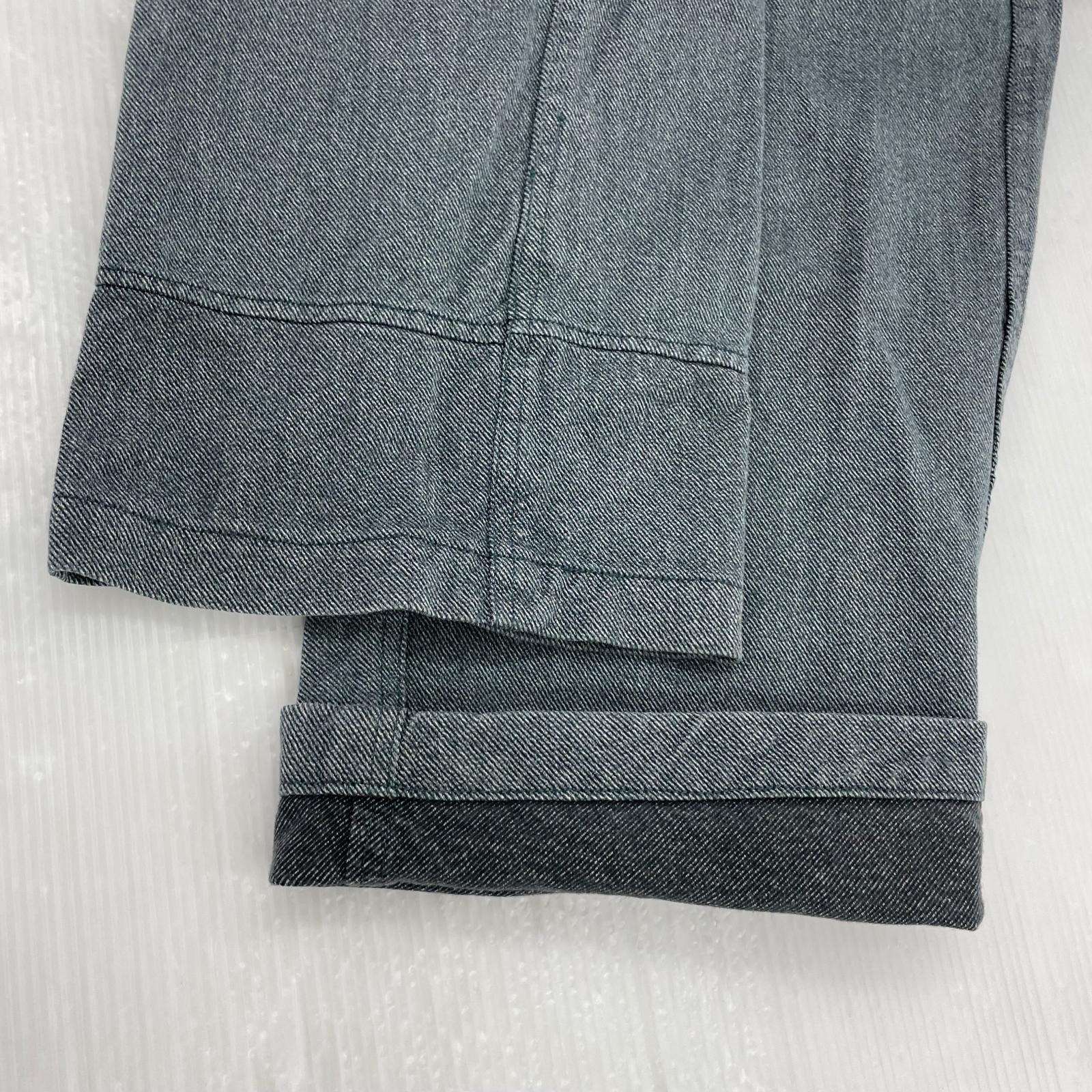 デニムパンツ スイス軍 グリーンデニム(実寸35) グリーン