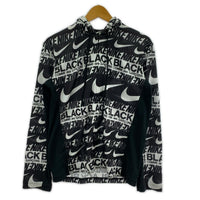 パーカー ×NIKE/19AW/ダブルロゴジップパーカー M ブラック