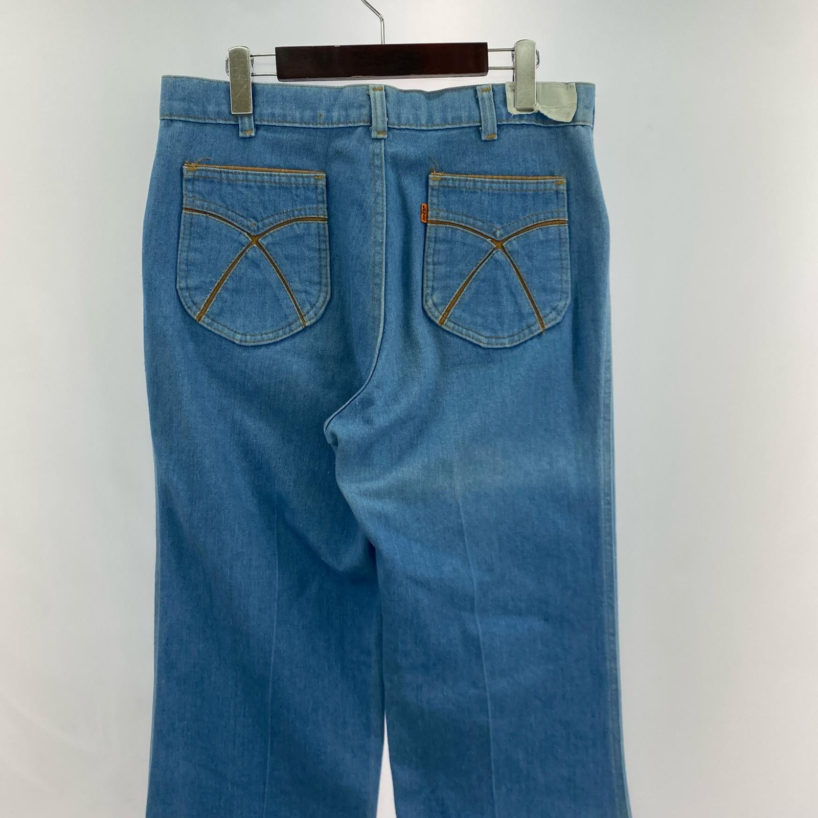 パンツ 80s 22515-5516 刻印14 W33 33 ブルー
