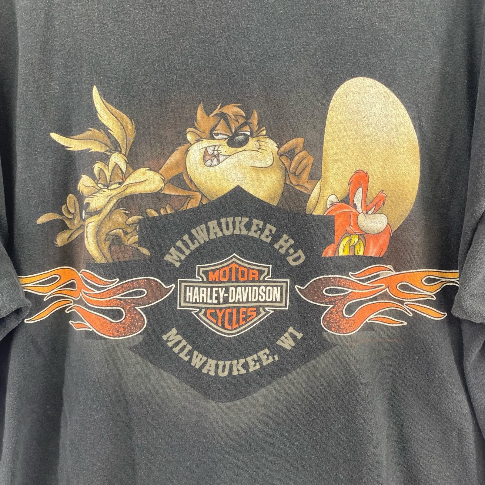 半袖Tシャツ USA製 ルーニーチューンンズ L ブラック