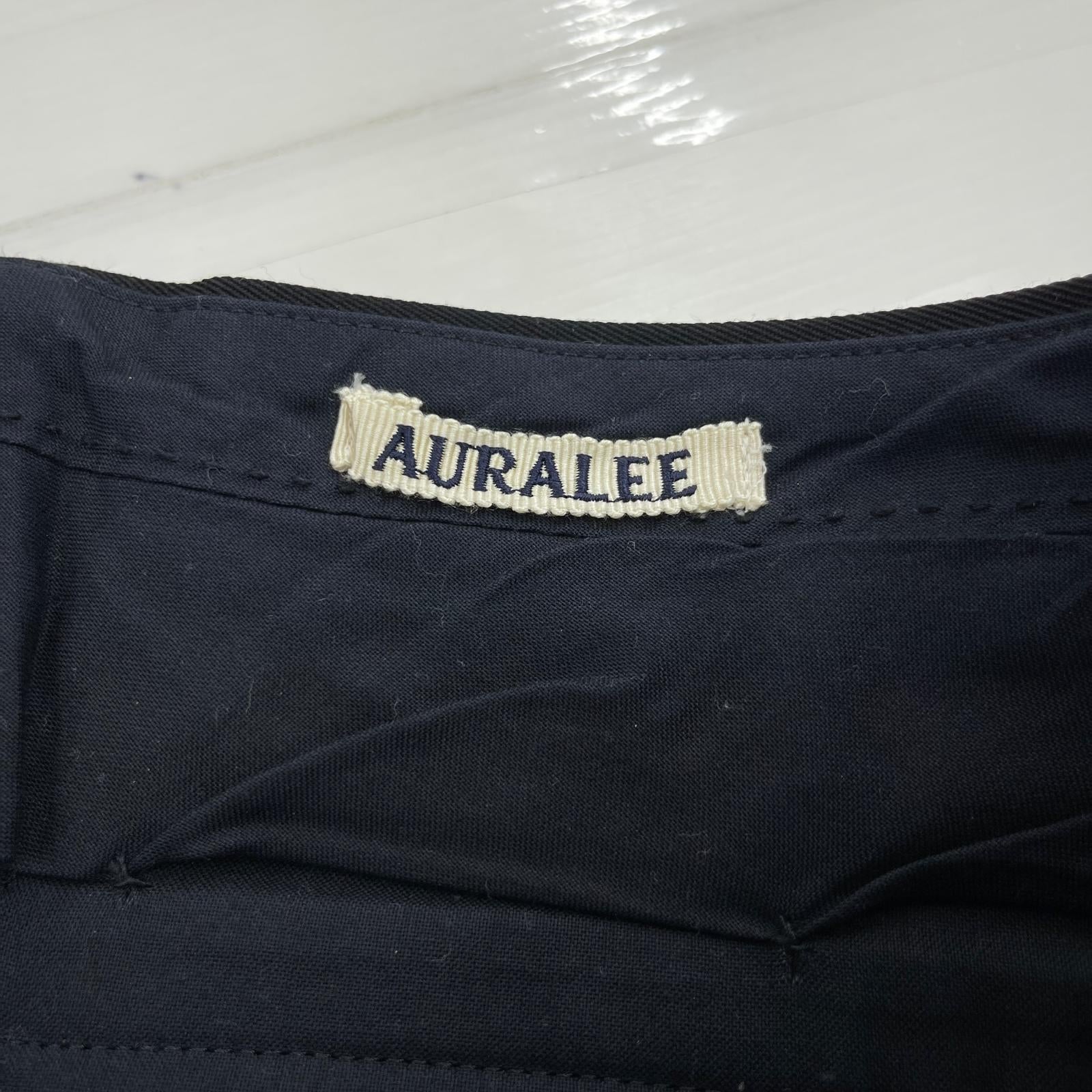 その他ボトムス AURALEE WOOL MAX GABARDINE SLACKS 4 A20AP02MG 4 ブラック
