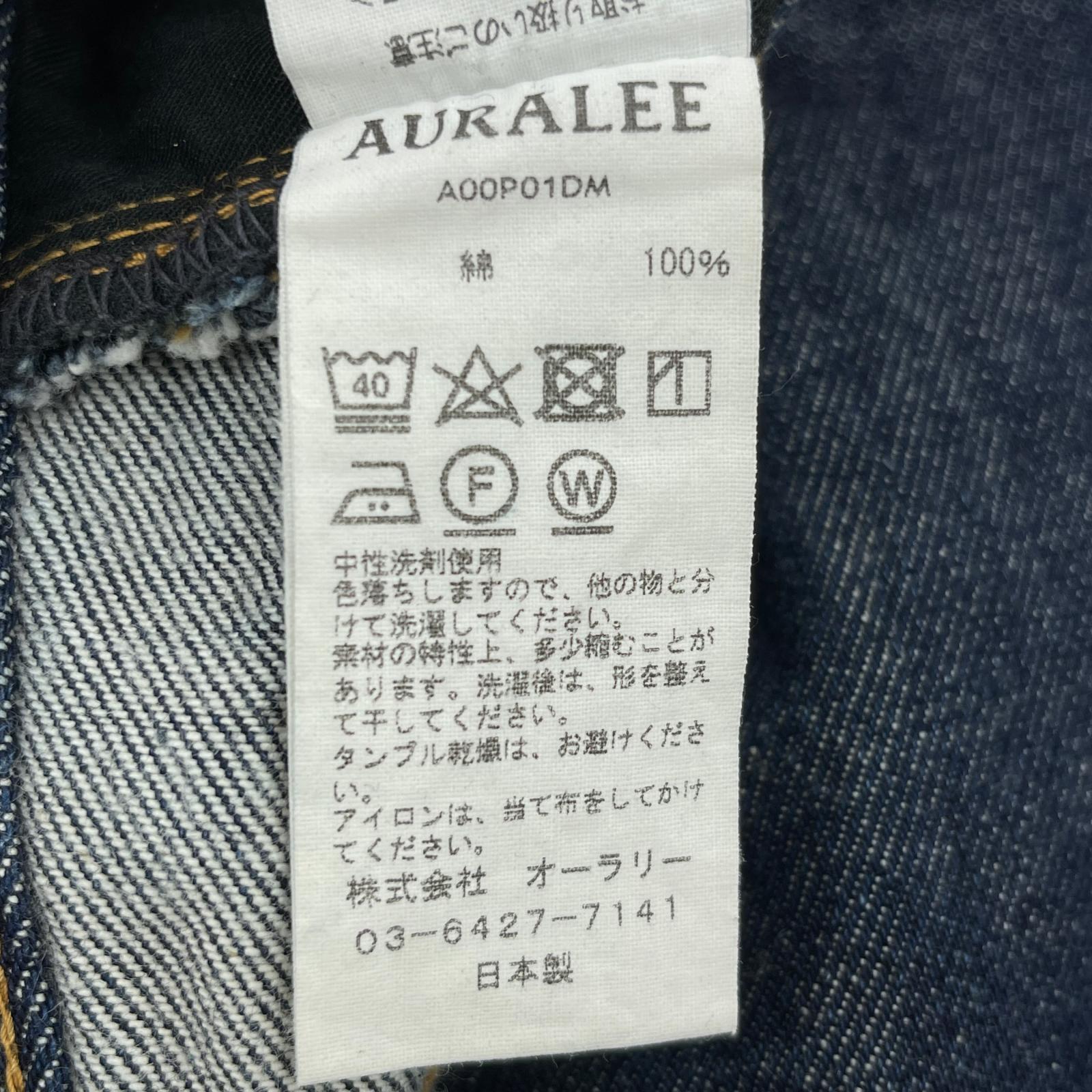その他ボトムス AURALEE HARD TWIST DENIM 5P PANTS 32 A00P01DM 32 ブルー