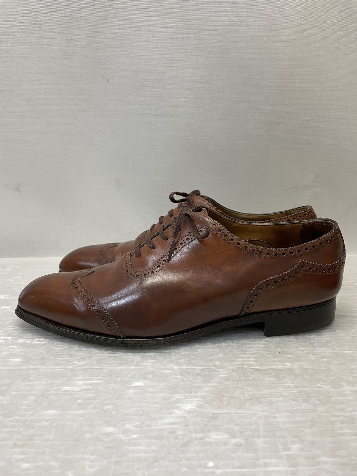 シューズ EDWARD GREEN メダリオンシューズ 8 1/2 ブラウン