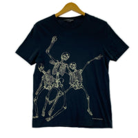 半袖Tシャツ Alexander McQueen ダンシングスカルプリントTee XS ブラック ブラック