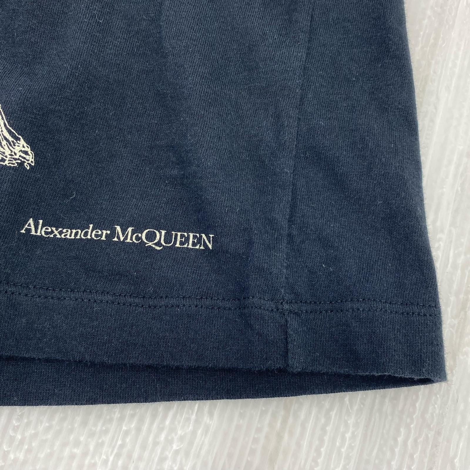 半袖Tシャツ Alexander McQueen ダンシングスカルプリントTee XS ブラック ブラック