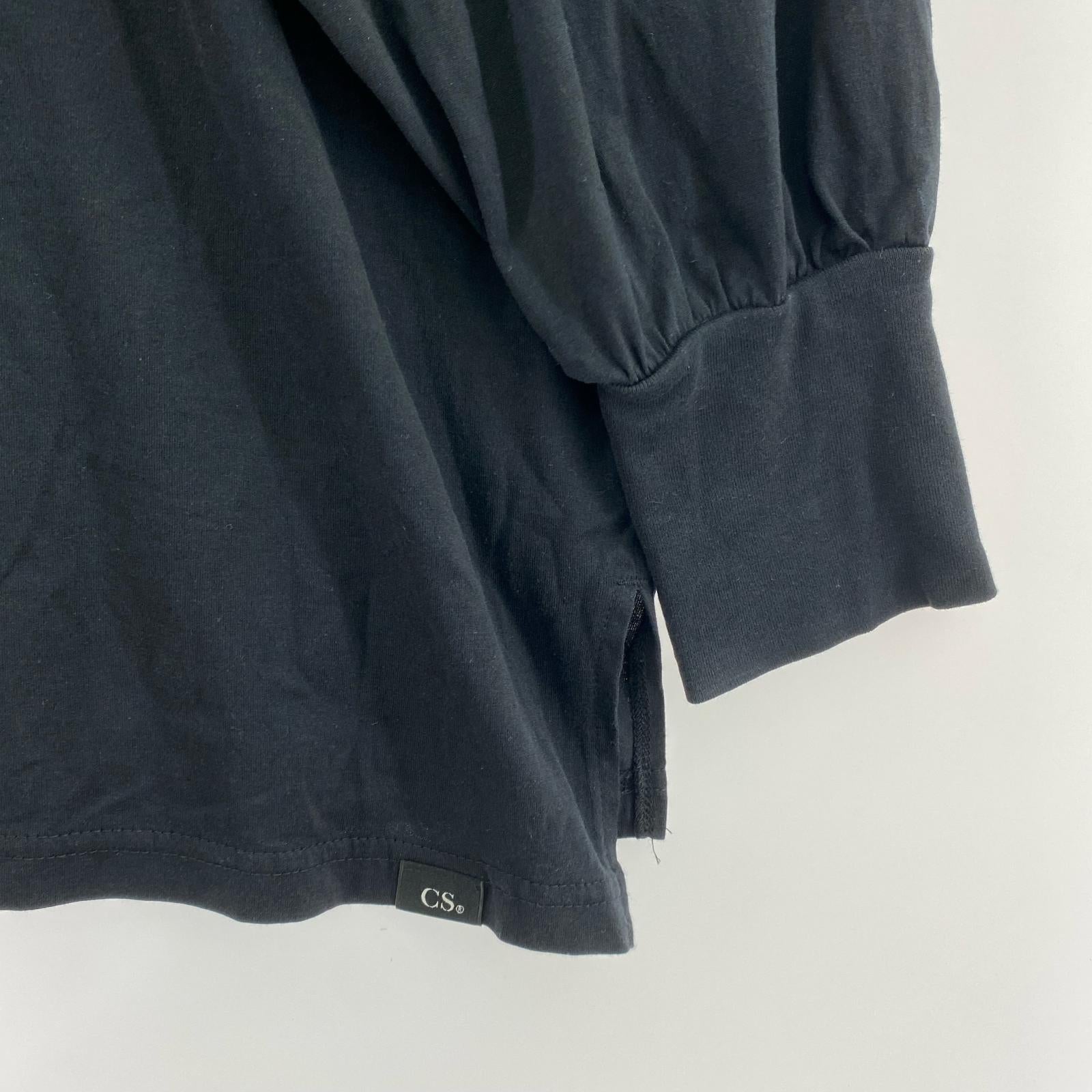 長袖Tシャツ NIAGARA/BUT I'M HAPPYオーバーサイズTシャツ(F)黒 ブラック