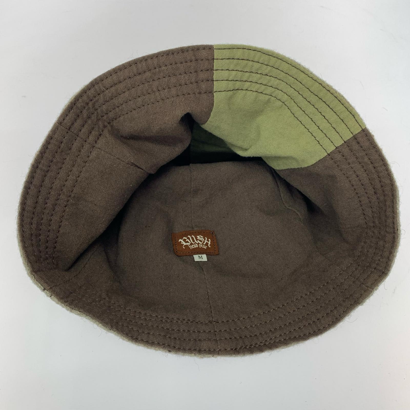 ハット BUSH HEAD GEAR バケットハット 茶 (M) M